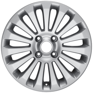 Platišče iz lahke zlitine 16" s 15 kraki, srebrn